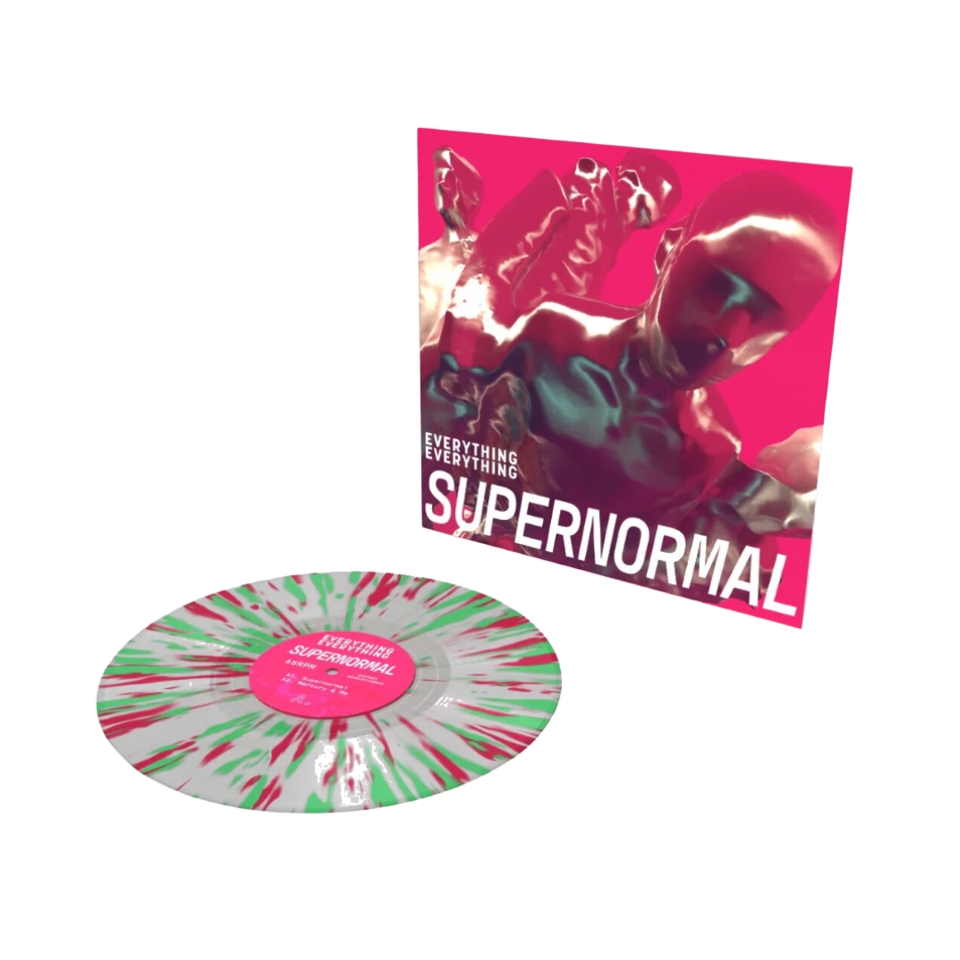 Supernormal - Clear with Red & Green Splatter 10" Vinyl