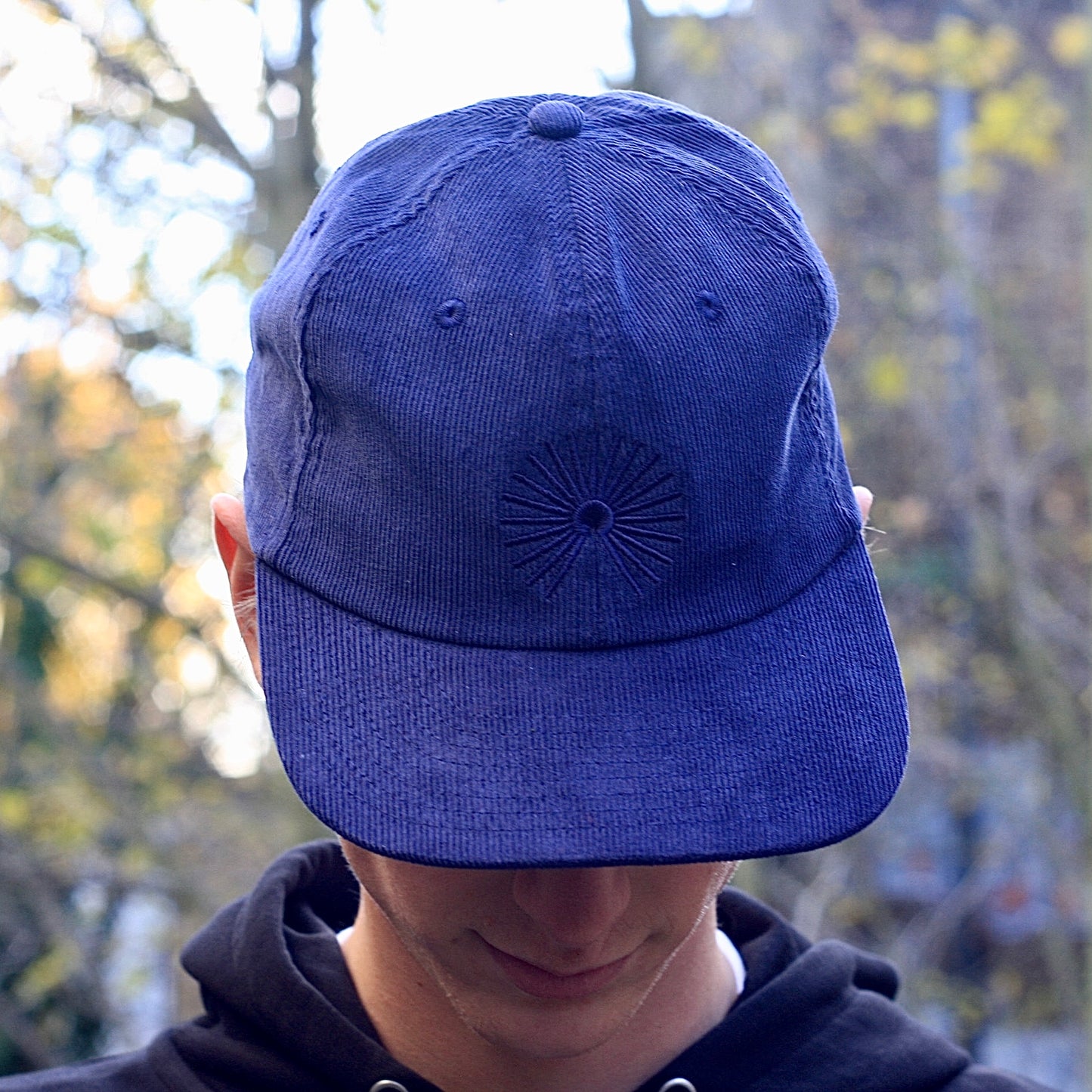 Corduroy Mountain Navy Symbol Cap