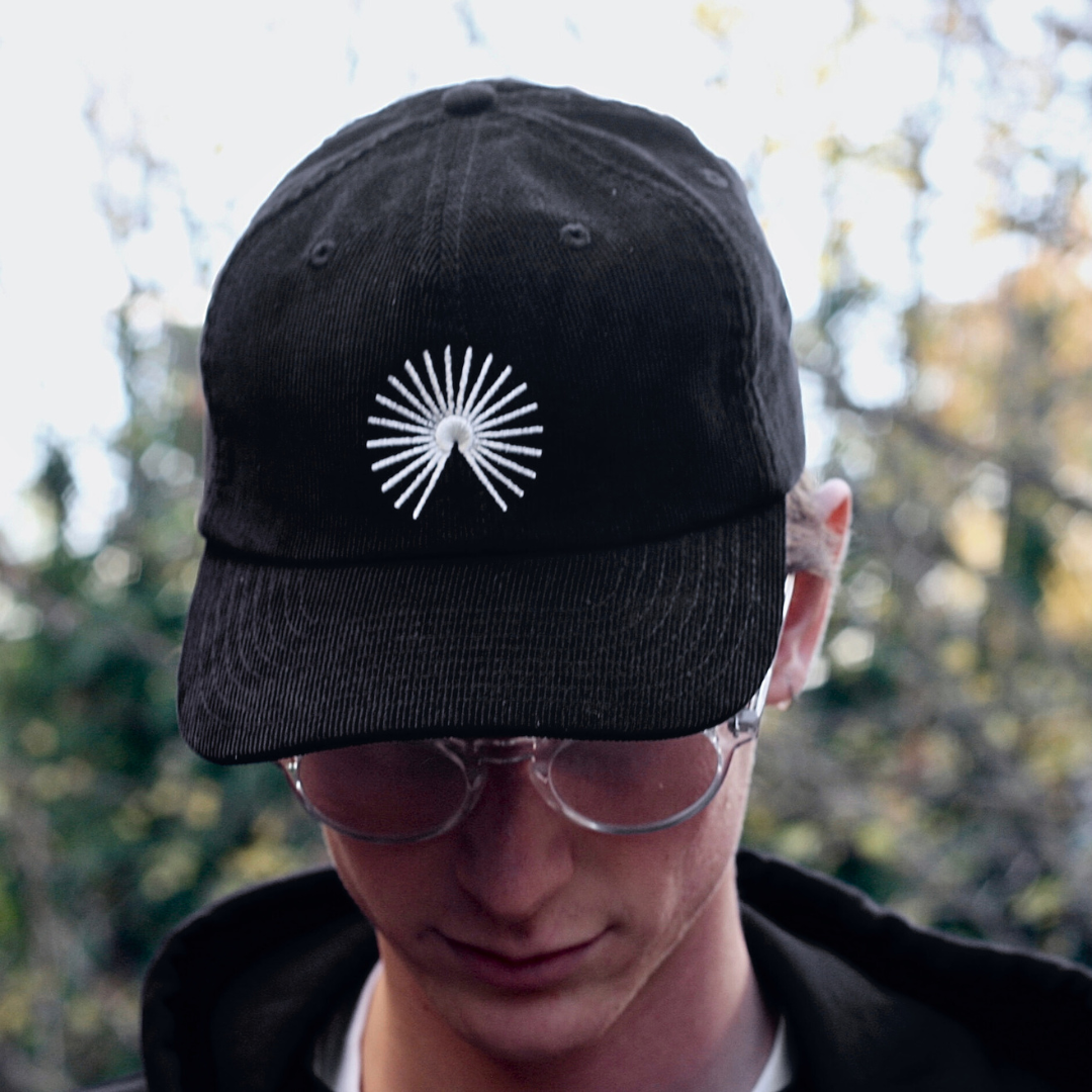 Corduroy Mountain Black & White Symbol Cap