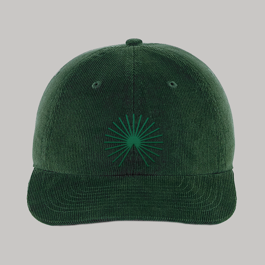 Corduroy Mountain Bottle Green Symbol Cap