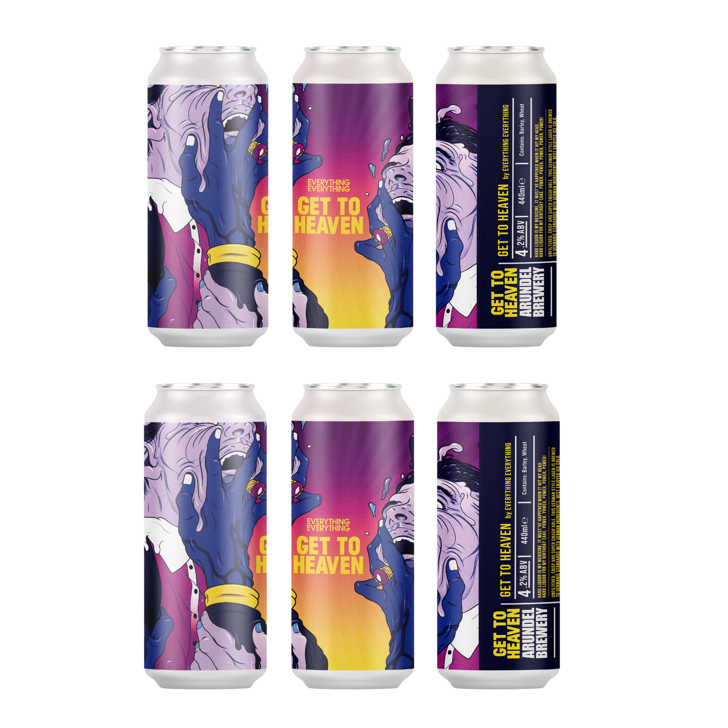 Get To Heaven 6 Pack Beer + Cap Bundle