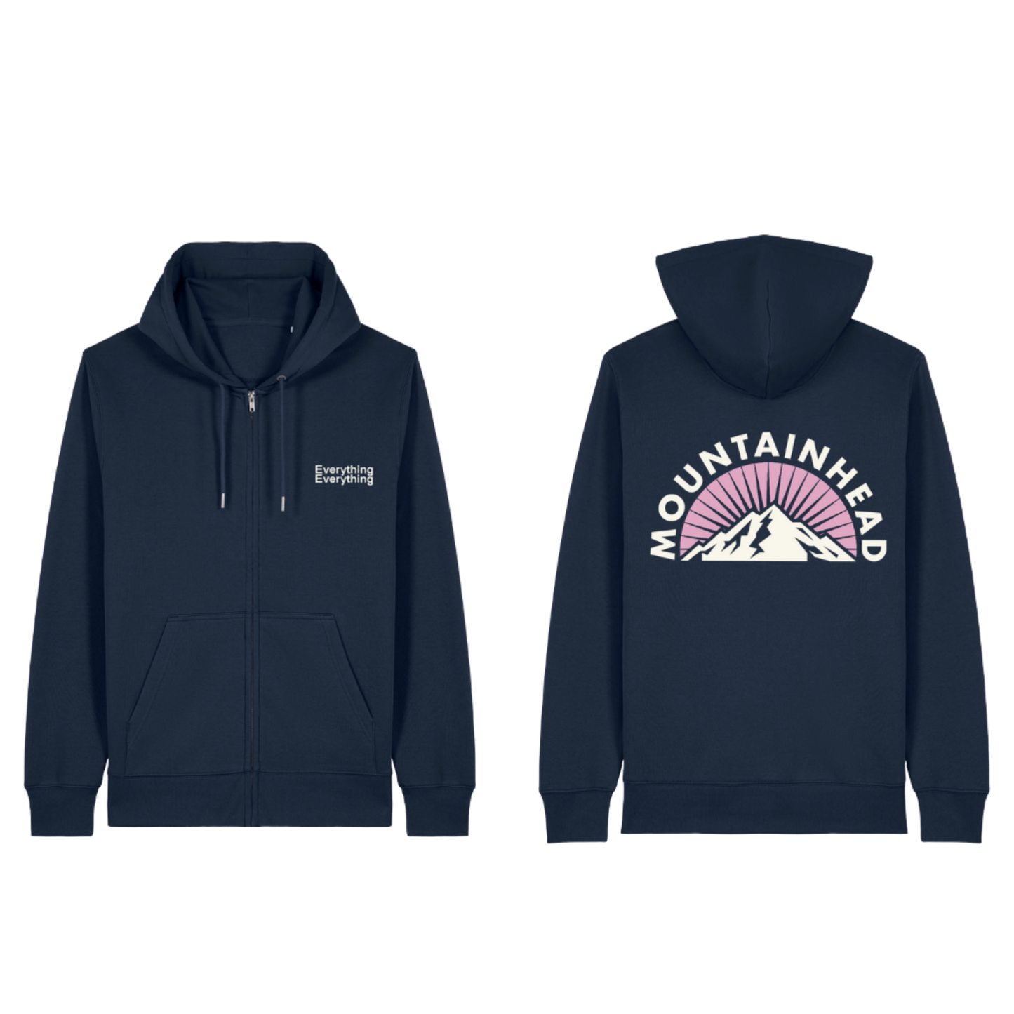Mountainhead Navy Zip Up Hoodie