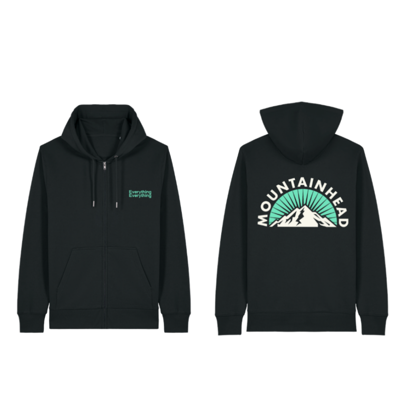 Mountainhead Black Zip Up Hoodie